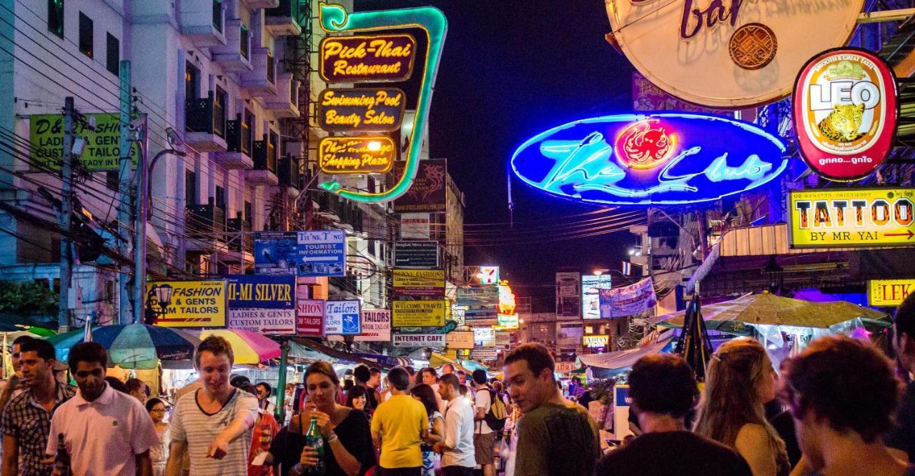 Slumber Party Bangkok Khaosan Hostel Екстериор снимка